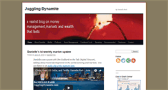 Desktop Screenshot of jugglingdynamite.com